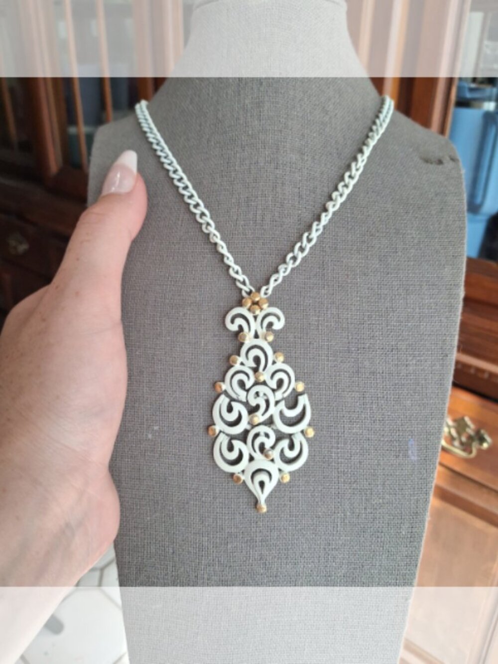 28 inch Monet Statement necklace